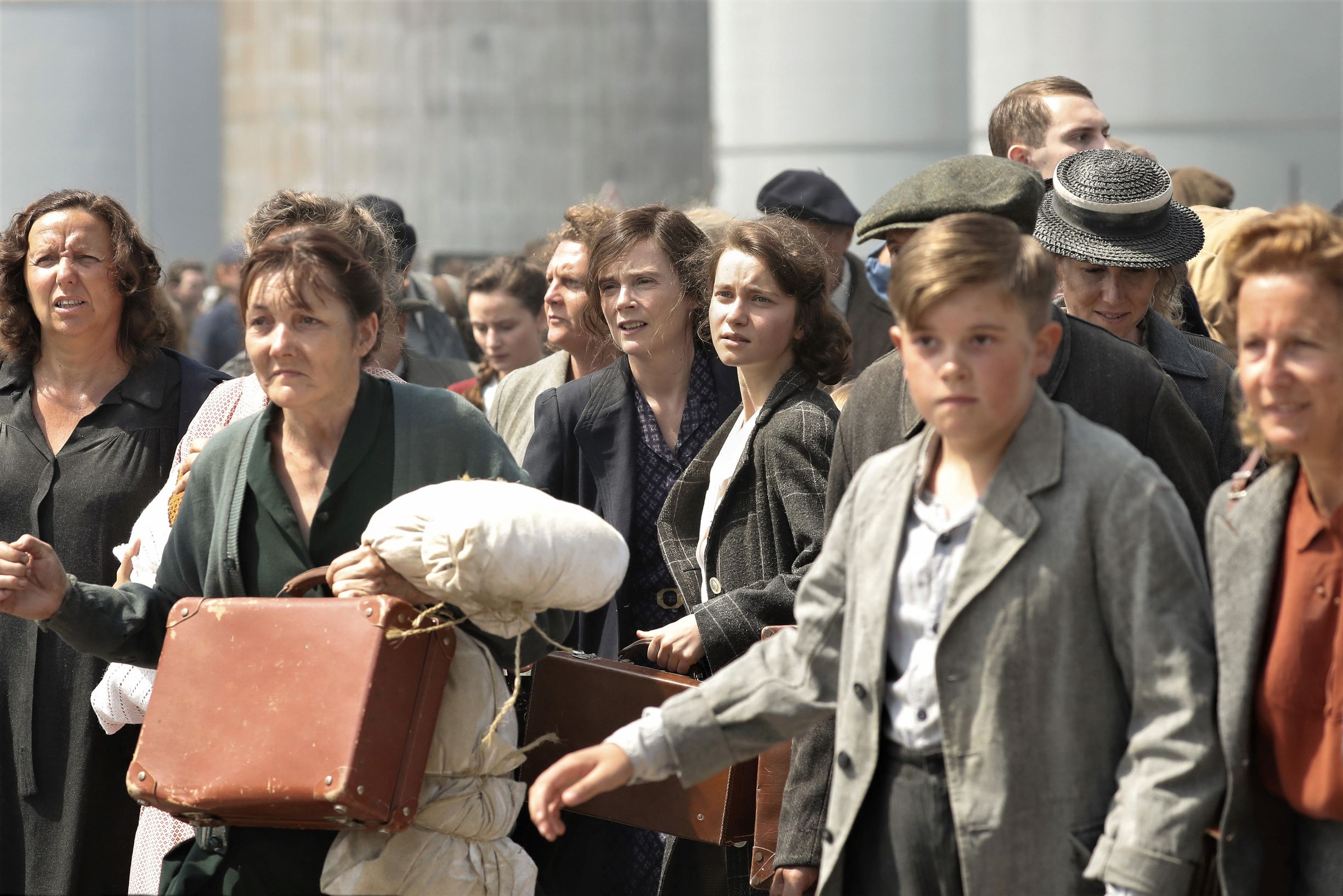 French refugees on the run in the film De Gaulle.